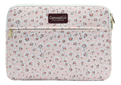 Funda Para Portátil De 14 Pulgadas, Estampado Floral/rosa/co