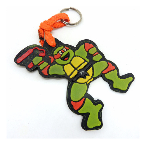 Tortugas Ninja Tmnt Llavero Mike Vintage 90s Cadl Madtoyz