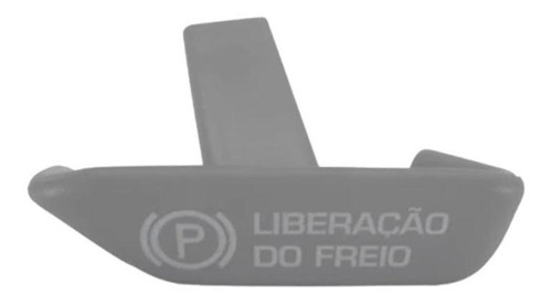 Botão Maçaneta Freio De Mão Silverado Grand Blazer - Cinza