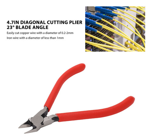 Pinzas Electrónicas Diagonales De 4.7 Pulgadas, Antideslizan