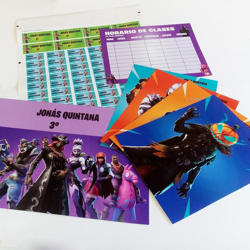 Caratulas Para Cuadernos Abc Y Etiquetas Autoadhesivas