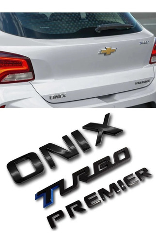Kit Emblemas Onix Turbo Premier