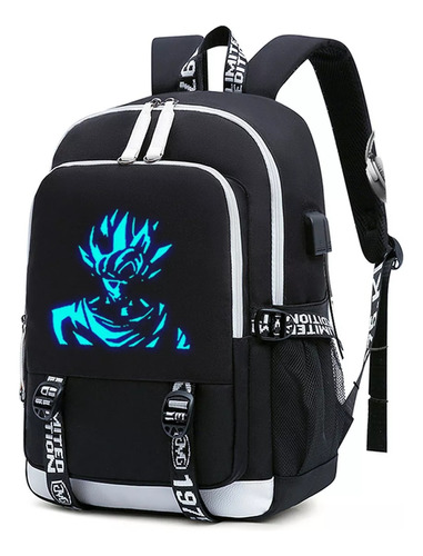 Mochila Wukong Luminosa Usb Dragon Ball Series