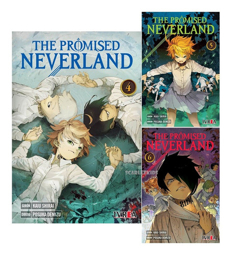 Imagen 1 de 7 de Manga The Promised Neverland 3 Tomos Elegi Tu Tomo Ivrea Sk