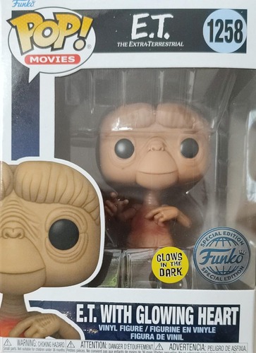 Funko Pop! Movies E.t. #1258: E.t. With Glowing Heart Se