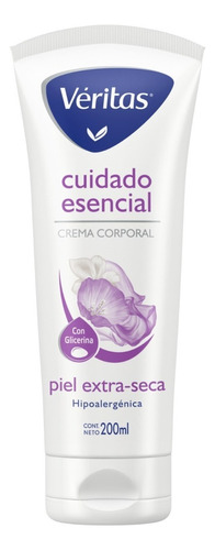 Crema Corporal Veritas Cuidado Esencial Piel Extraseca 200ml