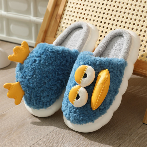 Pantuflas Cálidas Lindas De Suela Suave De Pato