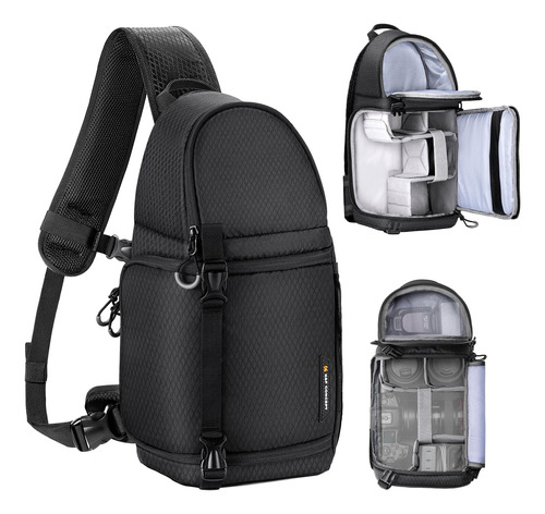 K&f Concept Bolsa Cruzada Para Camara, Mochila Impermeable P