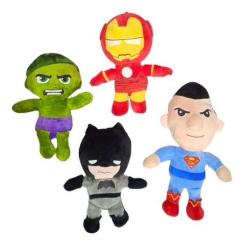 Peluche Avengers Ironman Hulk Marvel X1 Batman Dc Superhero