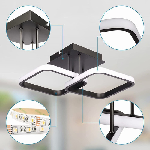 . Lámpara De Techo Lampara Foco Decorativas Led Para Baño