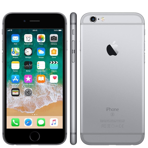 Apple iPhone 6s 32gb Tela Retina 4,7 4g Cinza Espacial