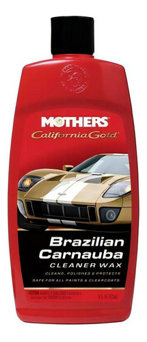 Cera Liq. Cera limpiadora de carnauba California Gold, 473 ml, para madres