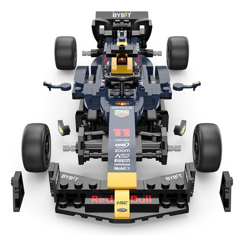 Auto Armable De F1 Redbull Rb19 Coleccionable 1:24 Cantidad De Piezas 333 Versión Del Personaje Checo Perez