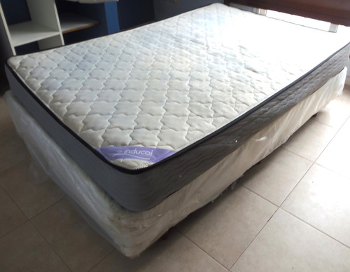 Sommier Inducol 2 Plazas 190x130 Cm Blanco