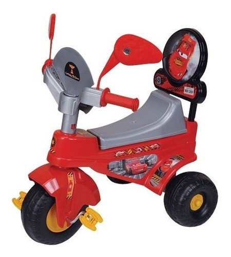 Triciclo A Pedal Modelo Cars - Biemme Color Rojo