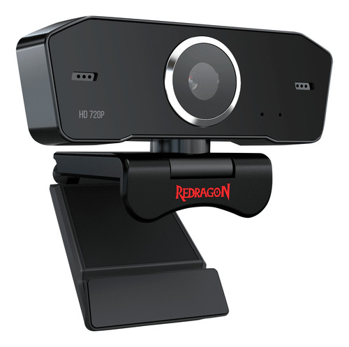 Imagen 3 de 3 de Cámara web Redragon Fobos GW600 HD 30FPS color negro