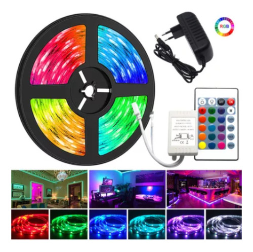 Tira Led Rgb 2835 Bluetooth Luces Led 5m Controlada Por App