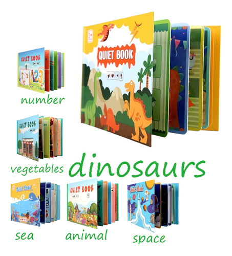 Libro Silencioso Interactivo Montessori For Niños