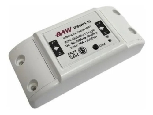 Imagen 3 de 5 de Interruptor Inteligente Wifi Smart Life Baw - Tofema