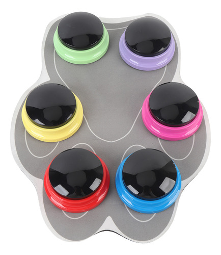 Conjunto De Botões Dog Talking, 6 Botões De Comunicação