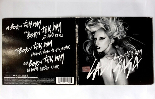 Lady Gaga Born This Way The Remixes Cd Digipack Single (Usado)