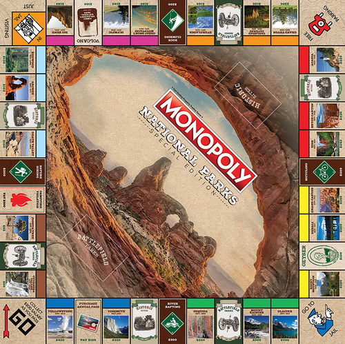 Juego De Mesa Usaopoly Monopoly National Parks Edición 2020