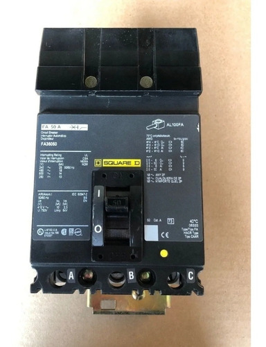 Interruptor Square D I-line Termomagnetico 3x50a Marco Fa