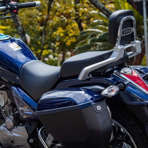 Imagem 6 de 10 de Moto Haojue Master Ride 150 Azul 0km
