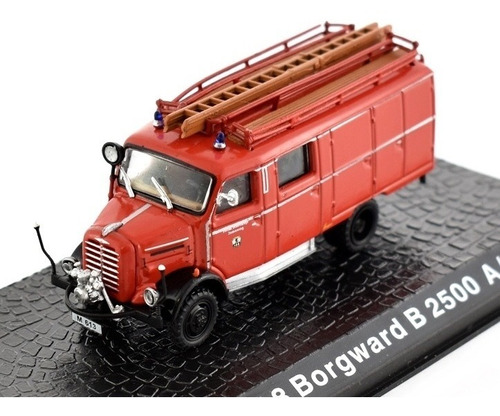 Carro Bombero Lf 8 Borgward B 2500 A/o Escal  1:72