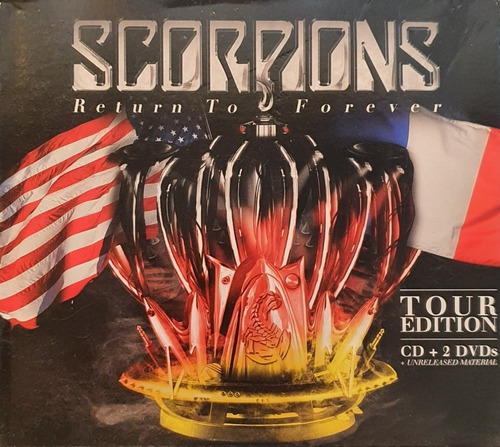 Cd Scorpions - Return To Forever Cd Y 2 Dvds - Digipack