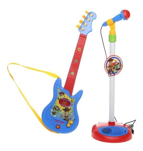 Guitarra Micrófono Y Amplificador Infantil Disney Toy Story