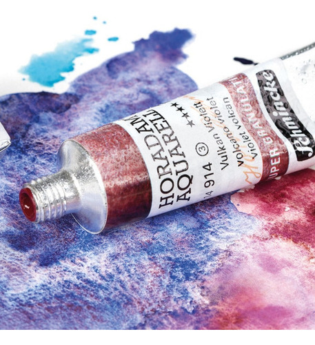 Tinta Aquarela Schmincke Horadam Granulation C/3 5ml Glacier Cor Azul