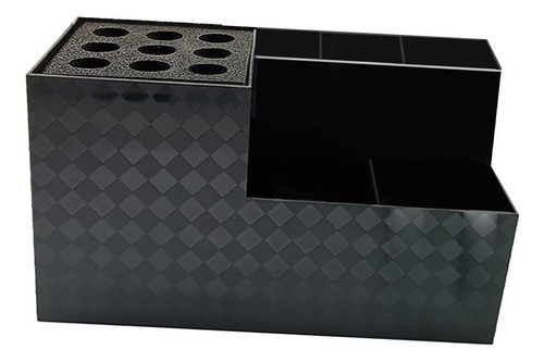 Contenedor De Tijeras For Corte De Pelo De Negro