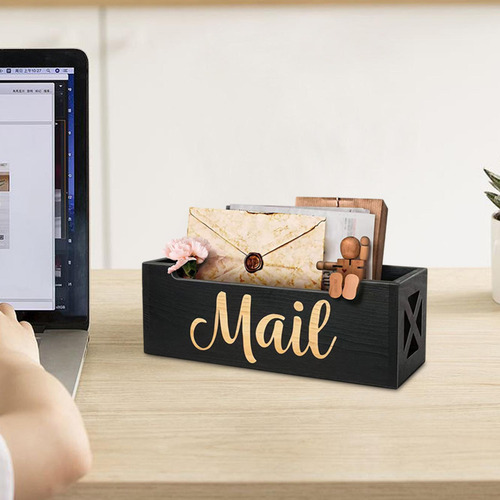 Organizador De Correo De Madera, Soporte Para Cartas, Caja,