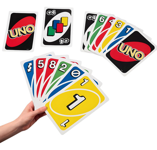 Giant Uno Jogo Cartas Mattel Uno Gigante 108 Cartas