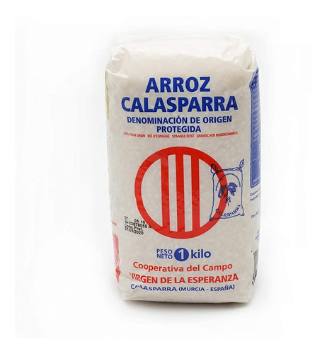 2 Bolsas Arroz Calasparra Gourmet Paella 1 Kilo 