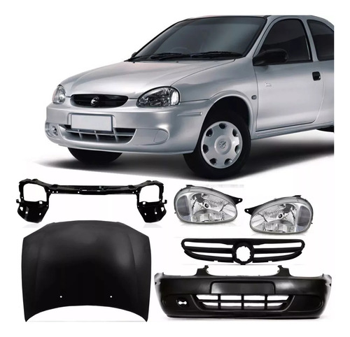 Kit Frente Completa Corsa 2000 2001 2002 2003 2004 A 2010