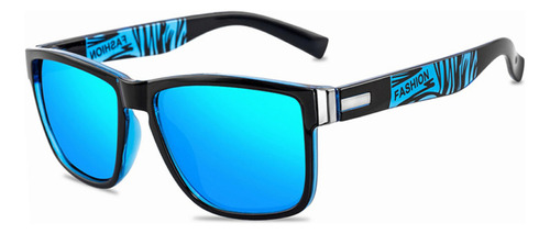 Óculos De Sol Polarizado Esportivo Surf Vinkin Uv400 Cor Azul Cor da lente Azul Desenho Ocean
