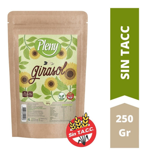 Semillas De Girasol Pleny Doypack X 250 G - Sin Tacc