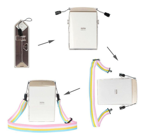 Imagen 4 de 12 de Para Fujifilm Instax Share Sp-2 Impresora De Teléfono In-947