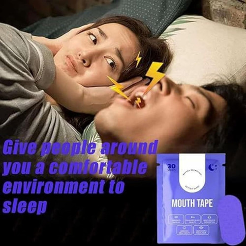 Cinta De Lavanda Para Dormir, Cinta Bucal Para Dormir Y Ronc