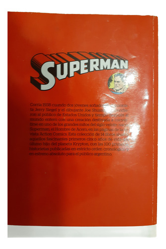 Lote De 4 Superman Dc Las 1ras Cien Historietas 1 - 2- 3- 4