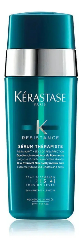 Sérum Capilar Reparador para Cabelos Danificados e Pontas Duplas com Proteção Térmica até 230°C e Sève de Résurrection Kérastase Résistance Thérapiste 30ml Sérum Capilar Reparador para Cabelos Danificados e Pontas Duplas com Proteção Térmica até 230°C e Sève de Résurrection Kérastase Résistance Thérapiste 30ml