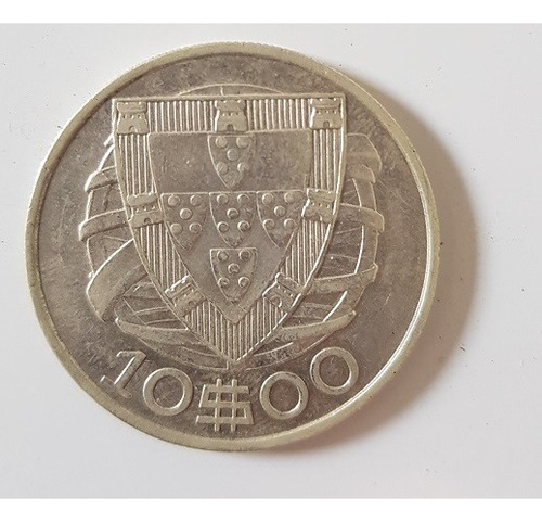 Moeda De Prata - Portugal - 1932 - 10 Escudos (ótimo Estado) (Usado)