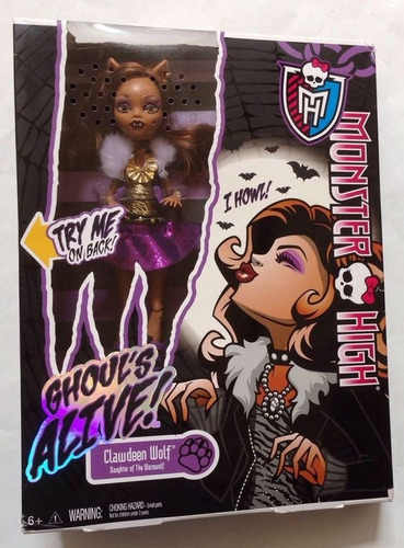 Clawdeen Wolf Ghouls Alive Monster High