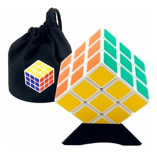 Cubo Rubik's 3x3x3 Base Blanca + Estuche