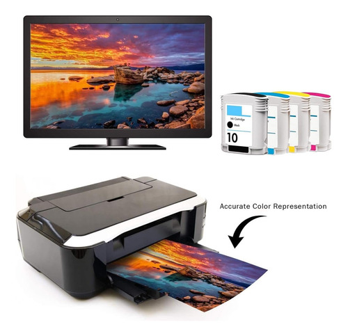 Limeink 4 Cartucho De Tinta Compatible De Repuesto Para Hp 4