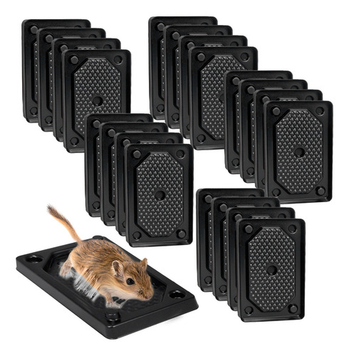 20 Piezas Trampas Adhesivas Para Ratas Ratones Roedores Slim Company Trampa Con Pegamento Para Atrapar Y Caza Fácil Incluye 5 Paquetes Con 4 Trampas c/u