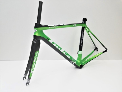 Cuadro + Horquilla Bicicleta Goka R8 Carbono Ruta T/52