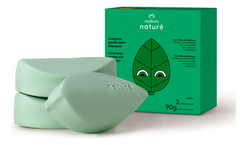 Jabones Infantiles Niños Natura Nature Hojitas 3 Un 90g